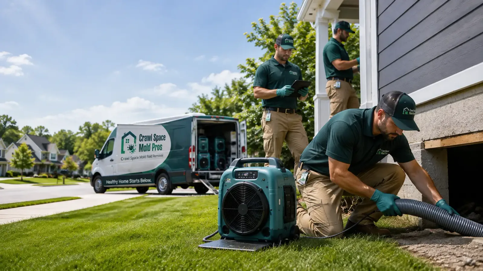 Crawl Space Mold Removal in Edwards, CA